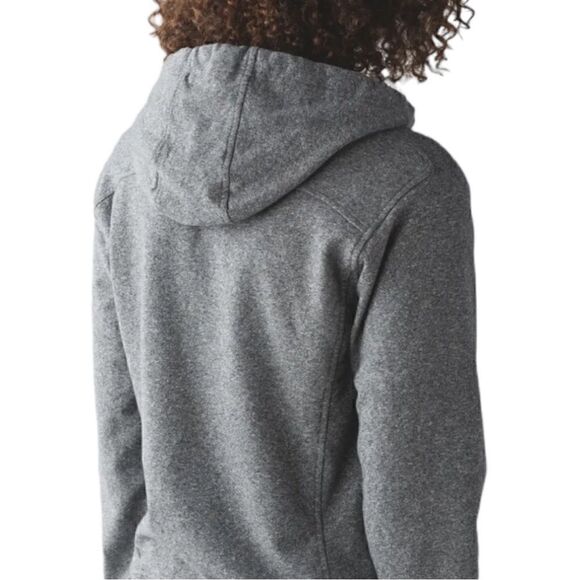 Lululemon Split Hoodie in Heathered Sparkle Black - Picture 8 of 8